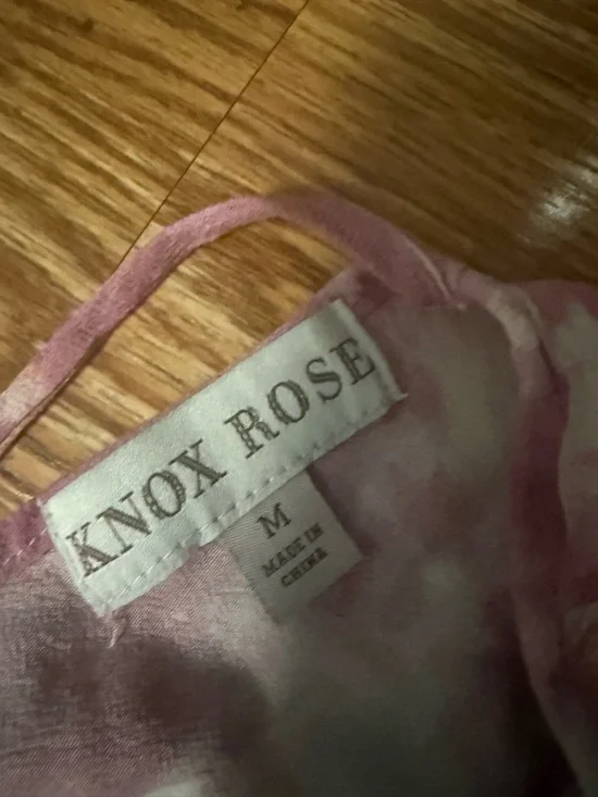 Knox Rose Smocked Waist Maxi Dress Size Medium - Picture 11 of 13